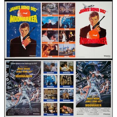 557. 1 Stop Poster (2) (77" x 41"); The Collection of the Late J. Stephen Ryan; Regular and Advance; Near Mint Folded ### JAMES BOND: MOONRAKER (1979)