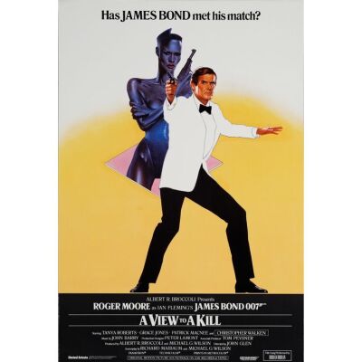 561. British One Sheet (27" x 40"); Country-of-Origin, Recalled Style; Very Fine+ Rolled ### JAMES BOND: A VIEW TO A KILL (1985)