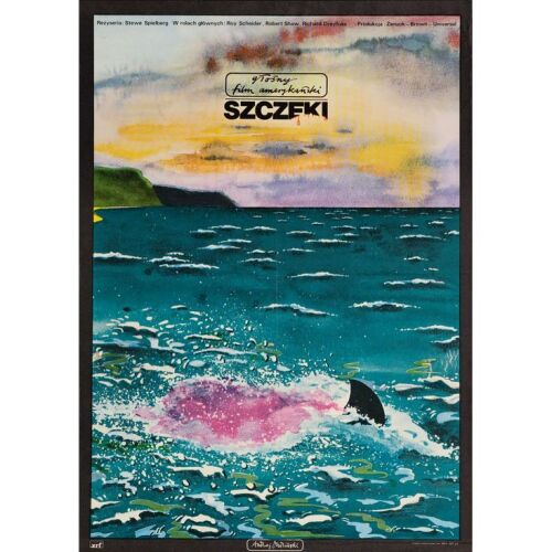 572. Polish A1 (22.5" x 31.5"); The Collection of the Late J. Stephen Ryan; Very Fine+ Folded ### JAWS (1975)