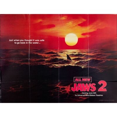 588. Subway Poster (59" x 44.5"); The Collection of the Late J. Stephen Ryan; Advance; Very Fine- Folded ### JAWS 2 (1978)