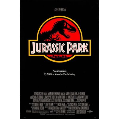598. One Sheet (27" x 40"); The Collection of the Late J. Stephen Ryan; Double-Sided; Fine+ Rolled ### JURASSIC PARK (1993)