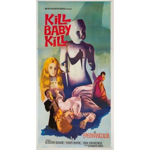 601. Three Sheet (41" x 79"); The Collection of the Late J. Stephen Ryan; Very Fine Folded ### KILL, BABY... KILL (1966)