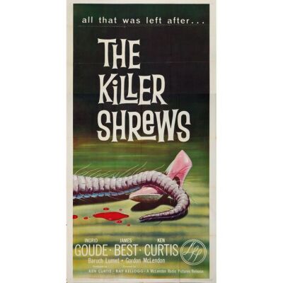 603. Three Sheet (40.5" x 78.5"); The Collection of the Late J. Stephen Ryan; Very Fine Folded ### THE KILLER SHREWS (1959)