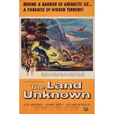 612. One Sheet Mailer (27" x 41"); Double-Sided; Very Fine+ Folded ### THE LAND UNKNOWN (1957)