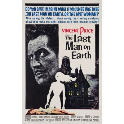 613. One Sheet (26.75" x 41.5"); Very Fine+ on Linen ### THE LAST MAN ON EARTH (1964)