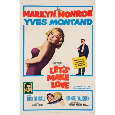 617. One Sheet (27" x 41"); The Collection of the Late J. Stephen Ryan; Very Fine on Linen ### LET'S MAKE LOVE (1960)