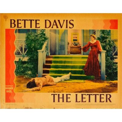 618. Lobby Card (11" x 14"); Linen Finish; Very Fine- ### THE LETTER (1940)