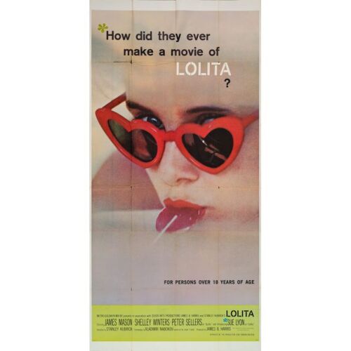 624. Three Sheet (41" x 83"); The Collection of the Late J. Stephen Ryan; Very Fine- Folded ### LOLITA (1962)