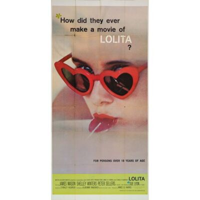 624. Three Sheet (41" x 83"); The Collection of the Late J. Stephen Ryan; Very Fine- Folded ### LOLITA (1962)