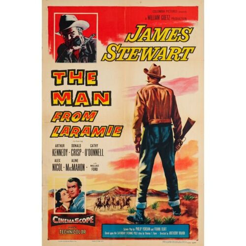 628. One Sheet (27" x 41"); Style A; Very Fine Folded ### THE MAN FROM LARAMIE (1955)