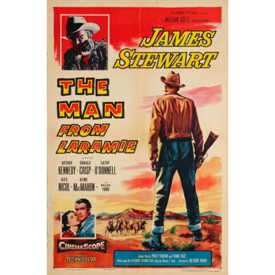 628. One Sheet (27" x 41"); Style A; Very Fine Folded ### THE MAN FROM LARAMIE (1955)