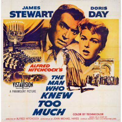 629. Six Sheet (78" x 78.5"); The Collection of the Late J. Stephen Ryan; Very Fine Folded ### THE MAN WHO KNEW TOO MUCH (1956)