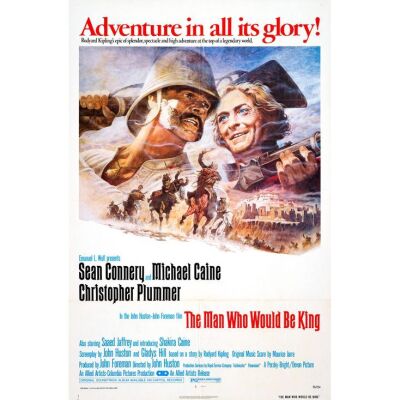 631. One Sheet (27" x 41"); Very Fine+ Folded ### THE MAN WHO WOULD BE KING (1975)