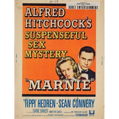 632. 30 x 40; The Collection of the Late J. Stephen Ryan; Fine- Rolled ### MARNIE (1964)