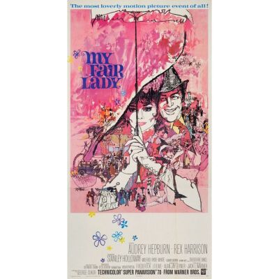 647. Three Sheet (41" x 79"); The Collection of the Late J. Stephen Ryan; Very Fine+ Folded ### MY FAIR LADY (1964)