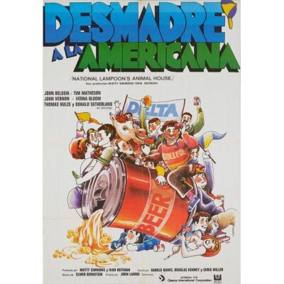 651. Spanish One Sheet (27" x 39"); The Collection of the Late J. Stephen Ryan; Very Fine Folded ### NATIONAL LAMPOON'S ANIMAL HOUSE (1978)