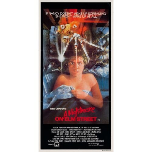 663. Australian Daybill (13.25" x 26.75"); The Collection of the Late J. Stephen Ryan; Fine+ Folded ### A NIGHTMARE ON ELM STREET (1985)
