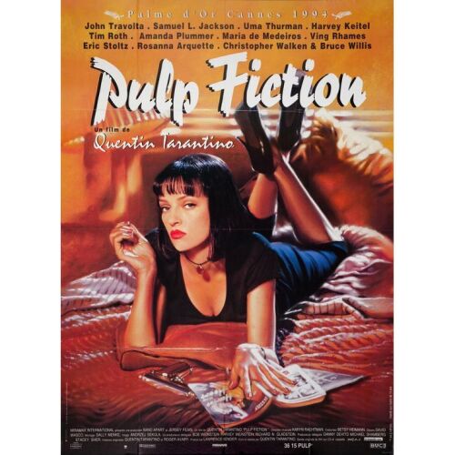 693. French Grande (45.25" x 61.75"); Very Fine+ Folded ### PULP FICTION (1994)