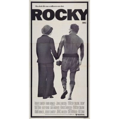 699. Australian Three Sheet (40" x 79"); The Collection of the Late J. Stephen Ryan; Very Fine+ Folded ### ROCKY (1976)