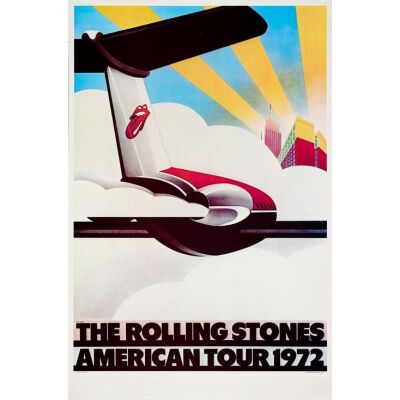 703. American Tour Poster (25" x 38"); Very Fine- Rolled ### THE ROLLING STONES (1972)