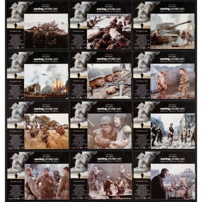 713. Lobby Card Set (12) (11" x 14"); The Collection of the Late J. Stephen Ryan; Near Mint ### SAVING PRIVATE RYAN (1998)