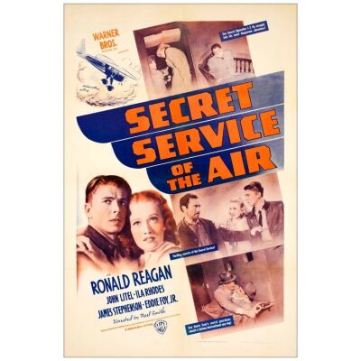 716. One Sheet (27" x 41"); Very Fine- on Linen ### SECRET SERVICE OF THE AIR (1938)
