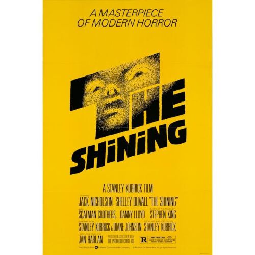 719. One Sheet (27" x 41"); Studio Style; Near Mint Folded ### THE SHINING (1980)