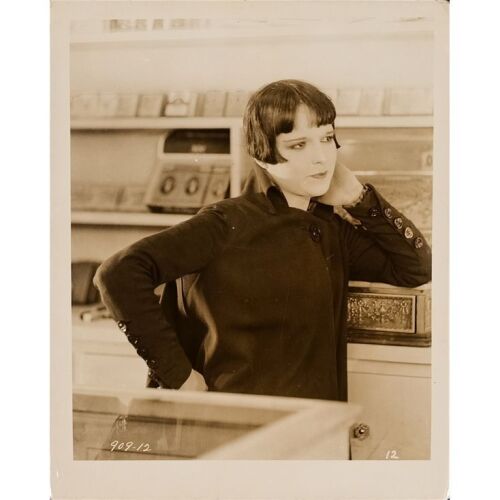 728. Vintage Original B&W Single-Weight Gelatin Silver Glossy Photograph (8" x 10"); Very Fine ### A SOCIAL CELEBRITY (1926)