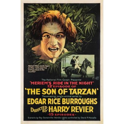 729. One Sheet (27.25" x 41"); The Bradleigh Vinson Collection; Episode 12: "Meriem's Ride in the Night"; Stone Lithograph; Fine- on Linen ### THE SON OF TARZAN (1920)