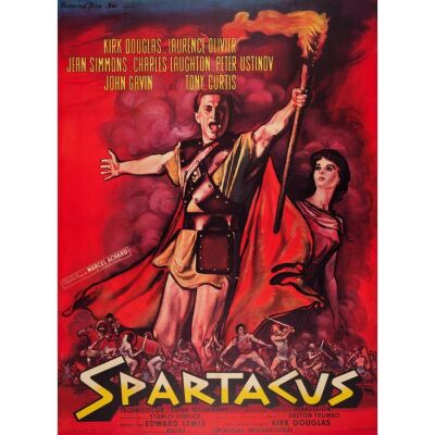732. Full-Bleed French Grande (46" x 62"); The Collection of the Late J. Stephen Ryan; Very Fine+ on Linen ### SPARTACUS (1960)
