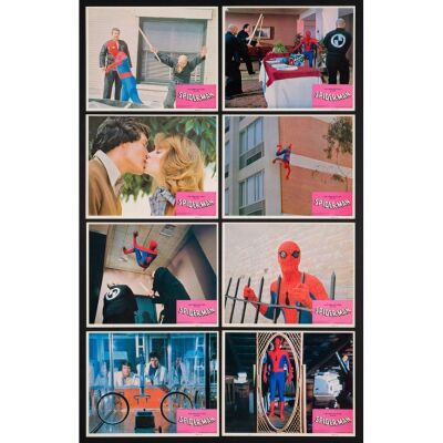 734. Lobby Card Set (8) (11" x 14"); The Collection of the Late J. Stephen Ryan; Near Mint ### SPIDER-MAN (1977)