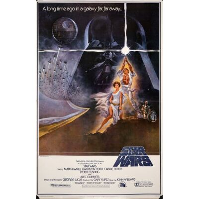 746. Standee (38" x 59.5"); The Collection of the Late J. Stephen Ryan; Style A; Very Fine+ Tri-Folded ### STAR WARS: A NEW HOPE (R-1982)