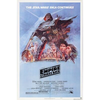 750. One Sheet (27" x 41"); NSS Style B; Very Fine+ Folded ### STAR WARS: THE EMPIRE STRIKES BACK (1980)