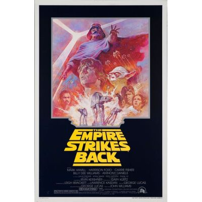 753. One Sheet (27" x 41"); Very Fine- Rolled ### STAR WARS: THE EMPIRE STRIKES BACK (R-1981)