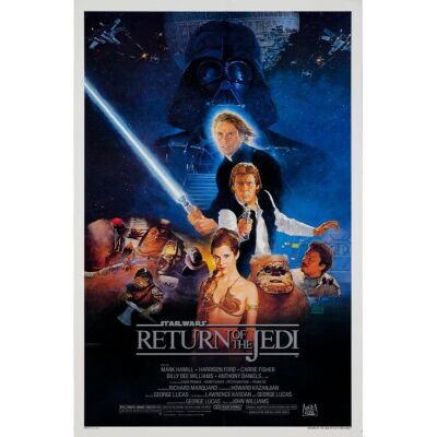758. International Studio Style One Sheet (27" x 41"); Style B; Very Fine- Rolled ### STAR WARS: RETURN OF THE JEDI (1983)
