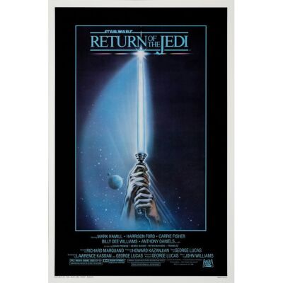 759. One Sheet (27" x 41"); The Howard Kazanjian Collection; Style A; Near Mint Rolled ### STAR WARS: RETURN OF THE JEDI (1983)