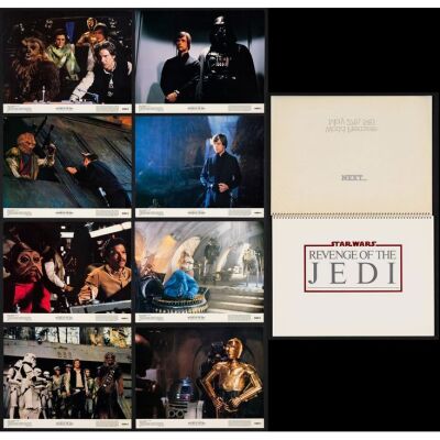 765. World Premiere Spiral-Bound Booklet with Envelope + Presskit + Lobby Card Set (8) (10.5" x 14", 11" x 15", 9" x 11.5", 11" x 14"); The Collection of the Late J. Stephen Ryan; Very Fine+ ### STAR WARS: RETURN OF THE JEDI (1983)