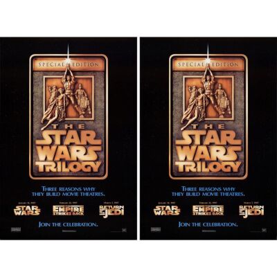 767. One Sheets (2) (27" x 40"); Very Fine- Rolled ### STAR WARS TRILOGY: SPECIAL EDITION (1997)