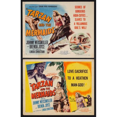 786. Half Sheets (2) (22" x 28"); The Bradleigh Vinson Collection; Style A & Style B; Fine+ Folded ### TARZAN AND THE MERMAIDS (1948)