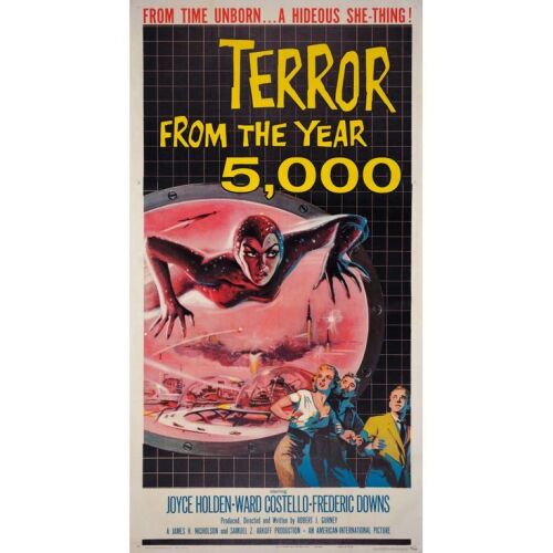 811. Three Sheet (42" x 81"); The Collection of the Late J. Stephen Ryan; Very Fine- on Linen ### TERROR FROM THE YEAR 5000 (1958)
