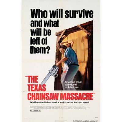 812. One Sheet (27" x 41"); Bryanston Style; Fine+ Folded ### THE TEXAS CHAINSAW MASSACRE (1974)