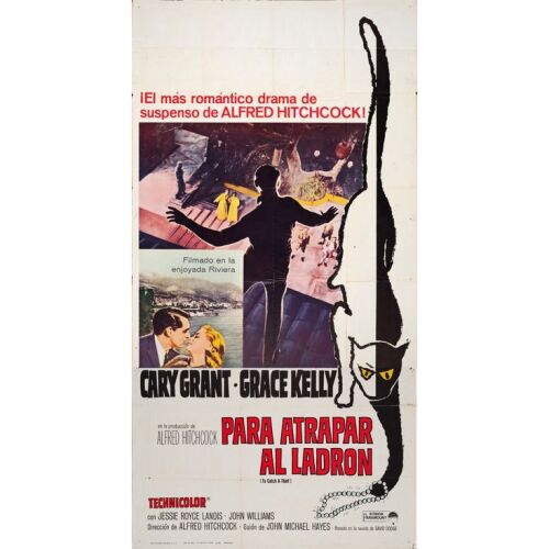 826. Spanish Three Sheet (41" x 79"); The Collection of the Late J. Stephen Ryan; Fine Folded ### TO CATCH A THIEF (R-1965)
