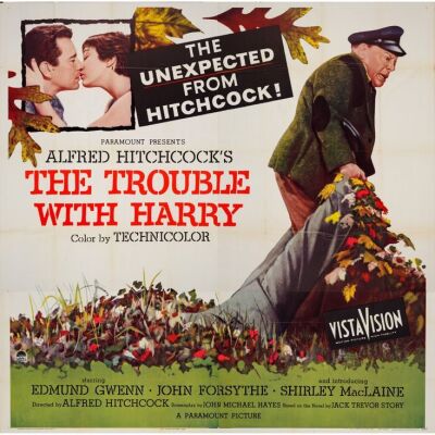 834. Six Sheet (80" x 79"); The Collection of the Late J. Stephen Ryan; Very Fine+ Folded ### THE TROUBLE WITH HARRY (1955)
