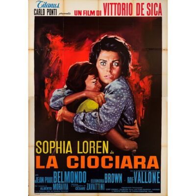 836. Italian Four Fogli (55" x 78"); Country-of-Origin; Very Fine- Folded ### TWO WOMEN (1960)