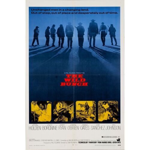 853. One Sheet (27" x 41"); Very Fine- Folded ### THE WILD BUNCH (1969)
