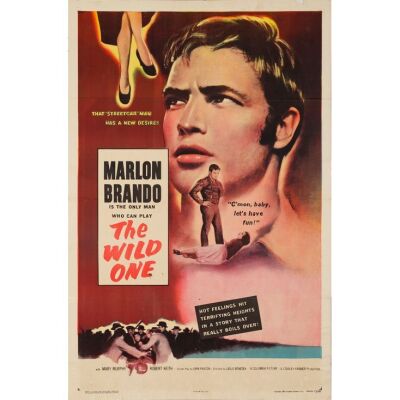 854. One Sheet (27" x 41"); Style A; Very Fine- Folded ### THE WILD ONE (1953)