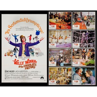 855. One Sheet + Lobby Card Set (8) (27" x 41", 11" x 14"); The Collection of the Late J. Stephen Ryan; Very Fine+ Folded ### WILLY WONKA AND THE CHOCOLATE FACTORY (1971)