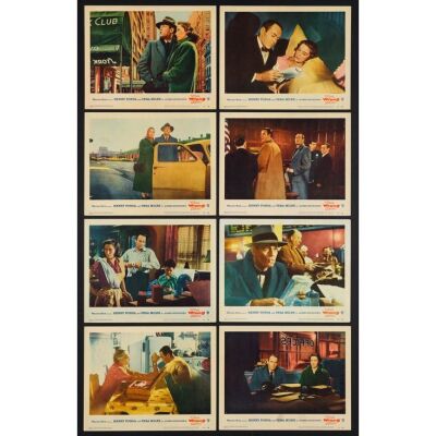 867. Lobby Card Set (8) (11" x 14"); The Collection of the Late J. Stephen Ryan; Very Fine ### THE WRONG MAN (1956)
