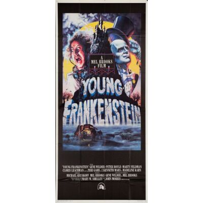 874. Three Sheet (41" x 77"); The Collection of the Late J. Stephen Ryan; Style B; Very Fine- Folded ### YOUNG FRANKENSTEIN (1974)