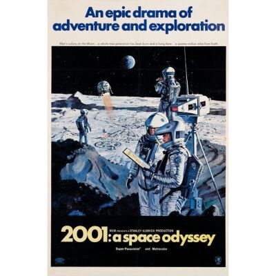 3. One Sheet (27" x 41"); Style B; Fine+ on Linen ### 2001: A SPACE ODYSSEY (1968)